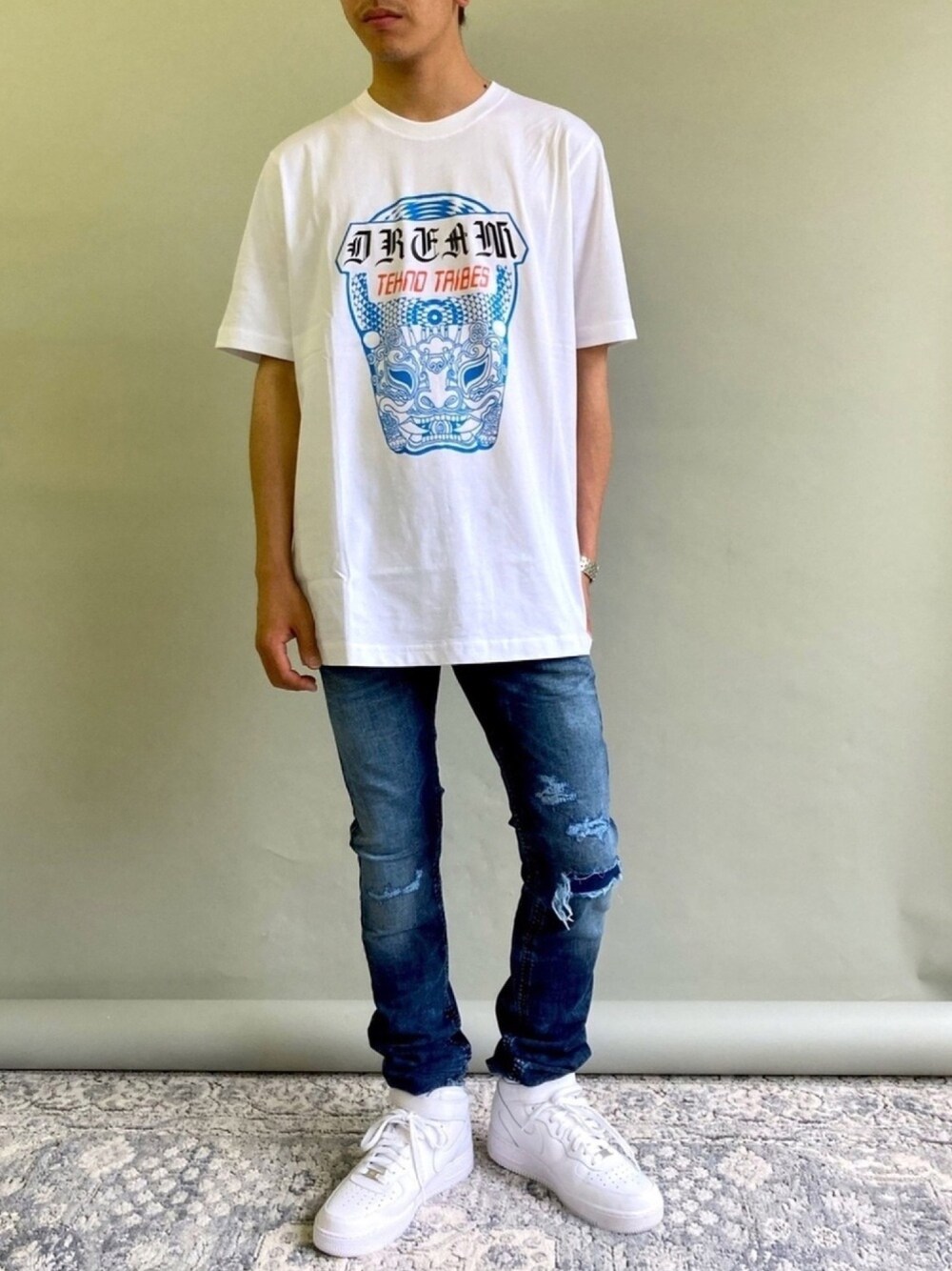 Masao.さんの「DIESEL (ディーゼル) ロゴプリント半袖Tシャツ（DIESEL）」を使ったコーディネート