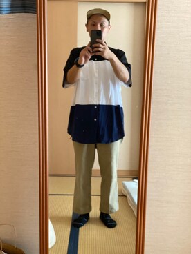 「LiSS（リス）のアイテム（ジャケット/アウター）」を使った、daisuke307さん（メンズ・162cm）の夏コーディネート