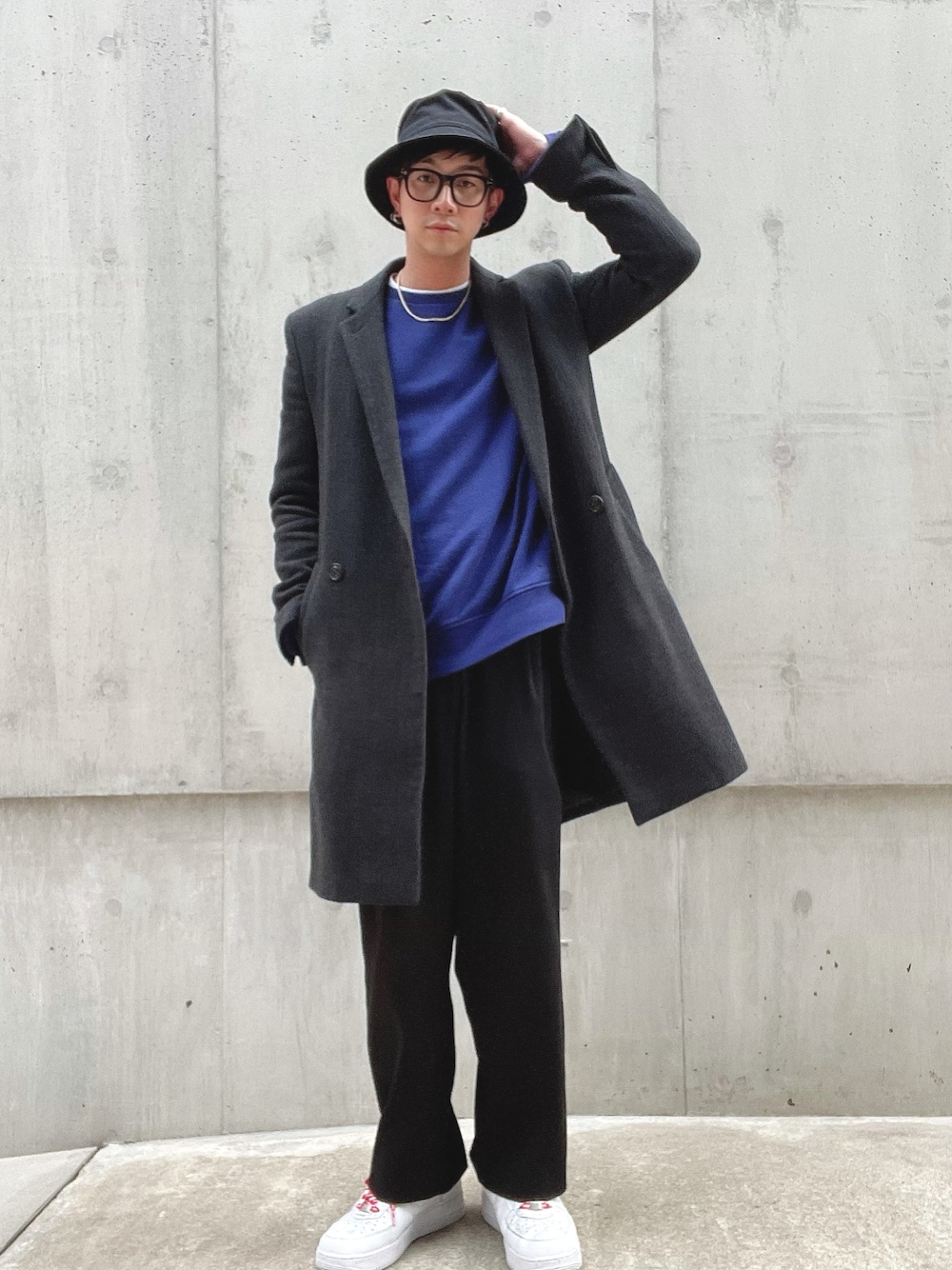 MARC JACOBSのチェスターコートを使ったメンズ人気ファッション 