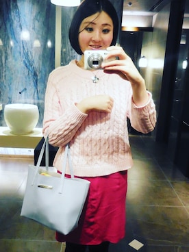 「海外系ファッション」｜「アイテム（その他）」を使った、さかゆかさん（レディース・169cm）の春コーディネート