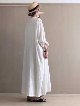 「シースルー」｜「アイテム（チノパンツ）」を使った、ta_ma_☺︎さん（レディース・167cm）の夏コーディネート