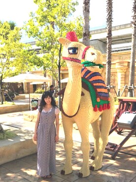 「アイテム（シャツワンピース）」を使った、・×・さん（レディース・154cm・20代）の夏コーディネート