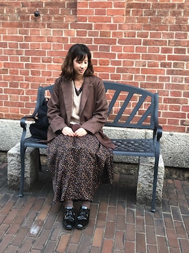 ・×・さん（レディース・154cm）の秋コーディネート