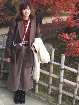 ・×・さん（レディース・154cm）の冬コーディネート