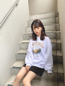 「OpenCLOSE（オープンクローズ）のアイテム（トップス）」を使った、mrkさん（レディース・160cm）の春コーディネート