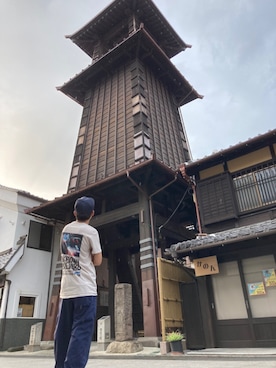 「RADIALL（ラディアル）のアイテム（帽子）」を使った、Kimihiko Unoさん（メンズ・163cm）の夏コーディネート