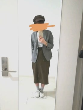 「シルバーソックス」｜マサコさん（レディース・155cm）の冬コーディネート