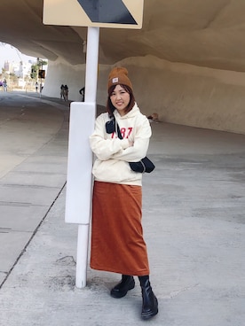 「87mm（87mm）のアイテム」を使った、エビイ-Abby-🦦さん（レディース・159cm）の冬コーディネート