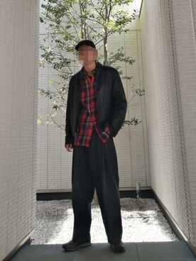 「CPH（シーピーエイチ）のアイテム（キャップ）」を使った、フリマの使い手さん（メンズ・182cm）の春コーディネート