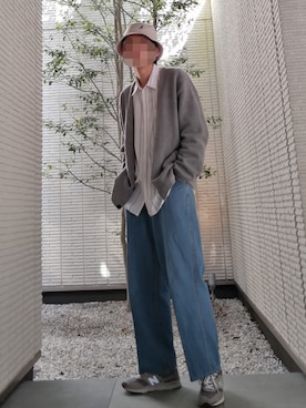 フリマの使い手さん（メンズ・182cm）の春コーディネート