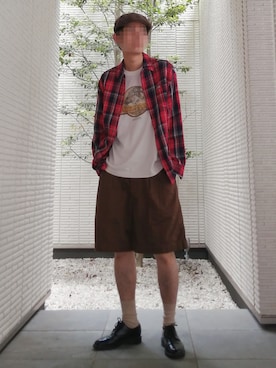 「SOLOVAIR（ソロヴェアー）のアイテム（ドレスシューズ）」を使った、フリマの使い手さん（メンズ・182cm）の春コーディネート