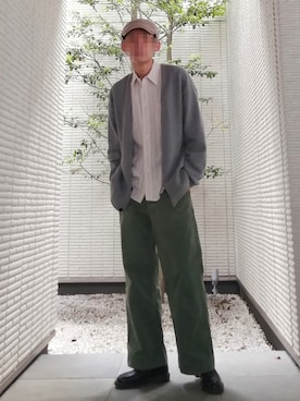 「SOLOVAIR（ソロヴェアー）のアイテム（ドレスシューズ）」を使った、フリマの使い手さん（メンズ・182cm）の春コーディネート