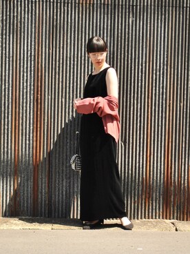 「アイテム（ワンピース/ドレス）」を使った、いとみささん（レディース・165cm・10代）の春コーディネート