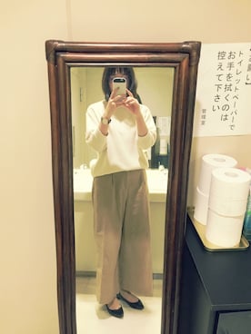 「トイレから失礼しやす」｜「アイテム（アナログ腕時計）」を使った、ユッピさん（レディース・165cm）の秋コーディネート