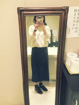 「トイレから失礼しやす」｜「アイテム（アナログ腕時計）」を使った、ユッピさん（レディース・165cm）の秋コーディネート