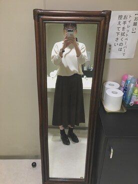 「トイレから失礼しやす」｜「アイテム（アナログ腕時計）」を使った、ユッピさん（レディース・165cm）の秋コーディネート