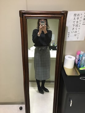 「トイレから失礼しやす」｜「アイテム（アナログ腕時計）」を使った、ユッピさん（レディース・165cm）の秋コーディネート