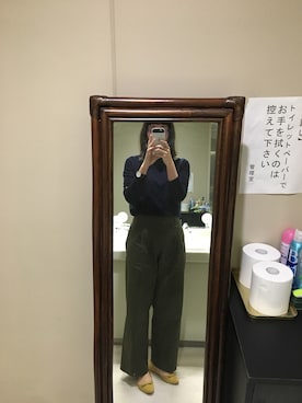 「トイレから失礼しやす」｜「アイテム（アナログ腕時計）」を使った、ユッピさん（レディース・165cm）の秋コーディネート