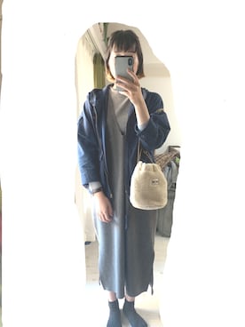 「shuca（シュカ）のアイテム」を使った、ユッピさん（レディース・165cm）の秋コーディネート