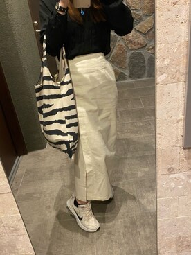 「リエディ」｜「アイテム（腕時計）」を使った、nanapon.さん（レディース・155cm）の春コーディネート