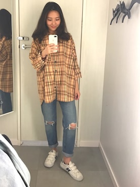 Chiu Yu Wenさん（レディース・158cm）の秋コーディネート