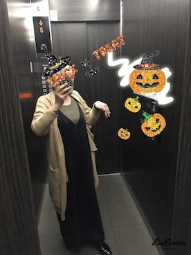 「wearhalloween2017」｜「アイテム（オールインワン・サロペット）」を使った、pankichiさん（レディース・154cm）の秋コーディネート