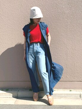 aaaayaさん（レディース・161cm）の春コーディネート