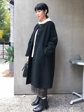 「PENDLETON（ペンドルトン）のアイテム」を使った、nano・universe lady's　STAFFさん（レディース・160cm）の秋コーディネート