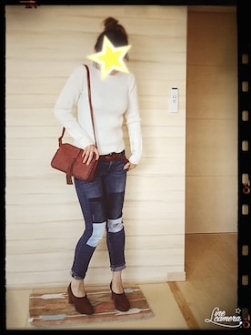 柚子さん（レディース・165cm）の冬コーディネート