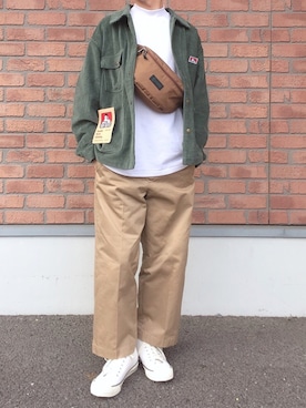「BEN DAVIS（ベンデイビス）のアイテム（ブルゾン）」を使った、Tさん（メンズ・170cm）の秋コーディネート