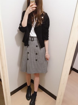 「Grail（グレイル）のアイテム」を使った、yuuさん（レディース・164cm）の春コーディネート