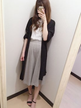 「Grail（グレイル）のアイテム」を使った、yuuさん（レディース・164cm）の春コーディネート