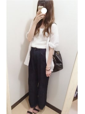 「Grail（グレイル）のアイテム」を使った、yuuさん（レディース・164cm）の夏コーディネート