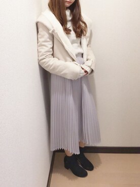 「Every very nice claup（エブリィベリーナイスクラップ）のアイテム」を使った、yuuさん（レディース・164cm）の冬コーディネート