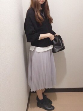 「Every very nice claup（エブリィベリーナイスクラップ）のアイテム」を使った、yuuさん（レディース・164cm）の冬コーディネート