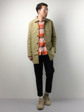 「ARCADE（アーケード）のアイテム（ジャケット/アウター）」を使った、タレスさん（メンズ・178cm）の冬コーディネート