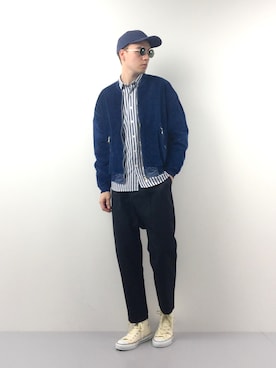 「UNITED ARROWS & SONS（ユナイテッドアローズアンドサンズ）のアイテム（その他アウター）」を使った、タレスさん（メンズ・178cm）の春コーディネート