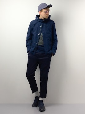 「SHIPS JET BLUE（シップスジェットブルー）のアイテム（ブルゾン）」を使った、タレスさん（メンズ・178cm）の春コーディネート