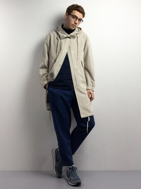「tk.TAKEO KIKUCHI（ティーケータケオキクチ）のアイテム（その他アウター）」を使った、タレスさん（メンズ・178cm）の春コーディネート