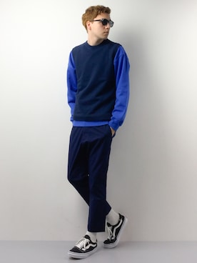 「URBAN RESEARCH DOORS MENS（アーバンリサーチ ドアーズ メンズ）のアイテム（ベスト）」を使った、タレスさん（メンズ・178cm）の春コーディネート