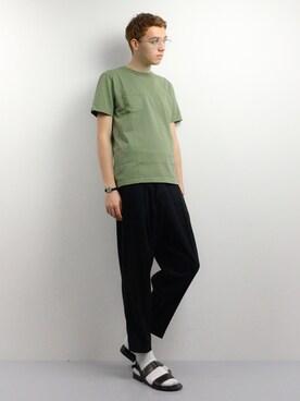 「URBAN RESEARCH Sonny Label（アーバンリサーチサニーレーベル）のアイテム（サンダル）」を使った、タレスさん（メンズ・178cm）の春コーディネート