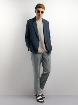 「URBAN RESEARCH Sonny Label（アーバンリサーチサニーレーベル）のアイテム（サンダル）」を使った、タレスさん（メンズ・178cm）の春コーディネート