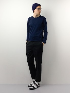 「URBAN RESEARCH Sonny Label（アーバンリサーチサニーレーベル）のアイテム（サンダル）」を使った、タレスさん（メンズ・178cm）の春コーディネート