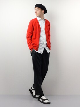 「PRINGLE 1815(プリングル1815)のアイテム」を使った、タレスさん(メンズ・178cm)の春コーディネート