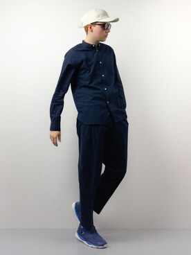 「Steven Alan（スティーブンアラン）のアイテム（キャップ）」を使った、タレスさん（メンズ・178cm）の春コーディネート