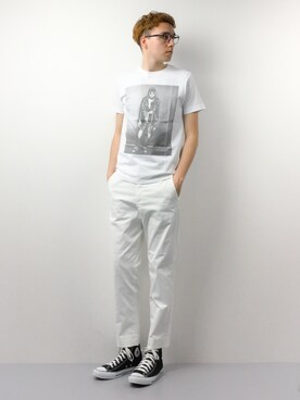 「2 class.ics（トゥークラスドットイクス）のアイテム（トップス）」を使った、タレスさん（メンズ・178cm）の春コーディネート