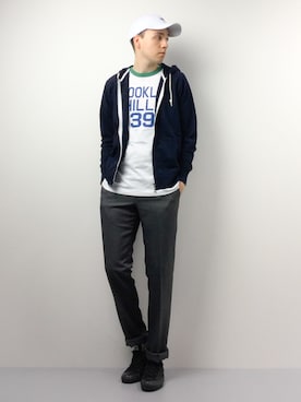 「SHIPS Days（シップスデイズ）のアイテム」を使った、タレスさん（メンズ・178cm）の春コーディネート