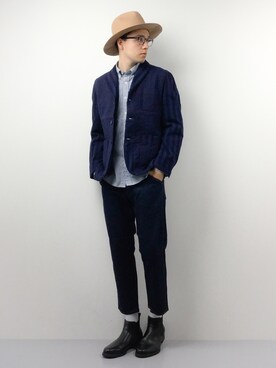 「WORK NOT WORK URBAN RESEARCH（ワークノットワークアーバンリサーチ）のアイテム（その他アウター）」を使った、タレスさん（メンズ・178cm）の春コーディネート