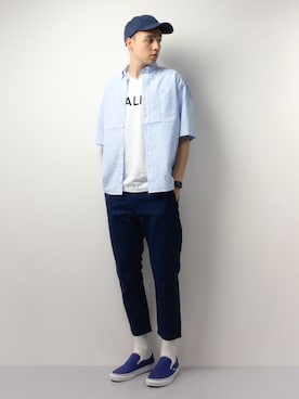 タレスさん（メンズ・178cm）の夏コーディネート