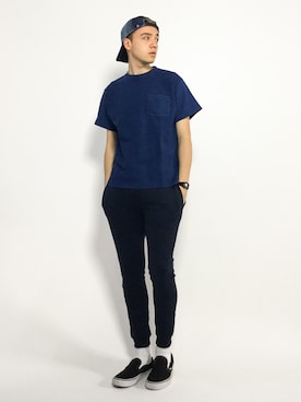 「URBAN RESEARCH Sonny Label（アーバンリサーチサニーレーベル）のJEMORGAN×SonnyLabel　度詰め天竺ビッグTシャツ（Tシャツ/カットソー）」を使った、タレスさん（メンズ・178cm）の夏コーディネート
